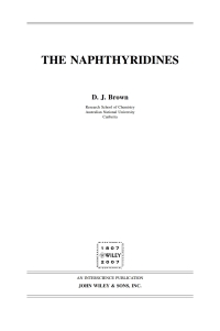 Imagen de portada: The Naphthyridines 1st edition 9780471751595