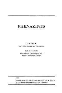 Imagen de portada: Phenazines 1st edition 9780470182741