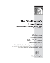 Cover image: The Shellcoder's Handbook 2nd edition 9780470080238