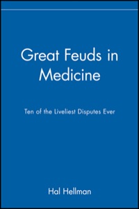 Cover image: Great Feuds in Medicine 1st edition 9780471208334