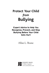 Cover image: Protect Your Child from Bullying 1st edition 9780787995171