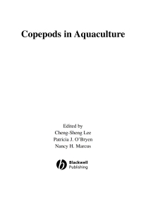 Cover image: Copepods in Aquaculture 1st edition 9780813800660