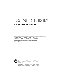 صورة الغلاف: Equine Dentistry 1st edition 9780683304039