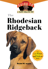 Imagen de portada: The Rhodesian Ridgeback 1st edition 9781630260248