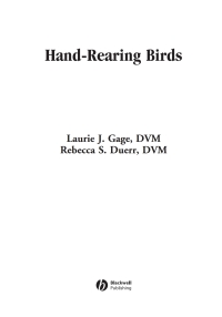 صورة الغلاف: Hand-Rearing Birds 1st edition 9780813806662