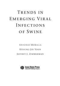 Cover image: Trends in Emerging Viral Infections of Swine 1st edition 9780813803838