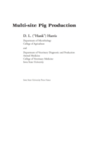Cover image: Multi-Site Pig Production 1st edition 9780813826998