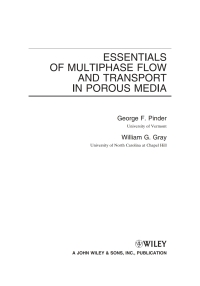 صورة الغلاف: Essentials of Multiphase Flow and Transport in Porous Media 1st edition 9780470317624