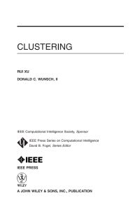 Cover image: Clustering 1st edition 9780470276808