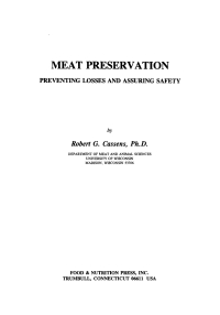 Immagine di copertina: Meat Preservation 1st edition 9780917678349