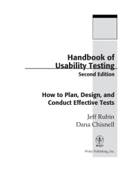 Imagen de portada: Handbook of Usability Testing 2nd edition 9780470185483