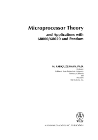 Imagen de portada: Microprocessor Theory and Applications with 68000/68020 and Pentium 1st edition 9780470380314