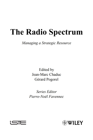 صورة الغلاف: The Radio Spectrum 1st edition 9781848210066