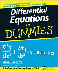 Imagen de portada: Differential Equations For Dummies 1st edition 9780470178140