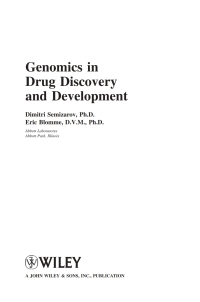 表紙画像: Genomics in Drug Discovery and Development 1st edition 9780470096048