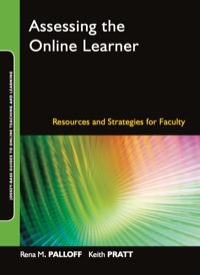 Cover image: Assessing the Online Learner: Resources and Strategies for Faculty 1st edition 9780470283868