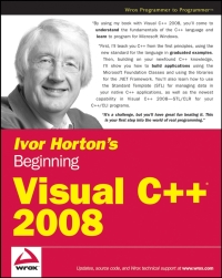 Imagen de portada: Ivor Horton's Beginning Visual C++ 2008 1st edition 9780470225905