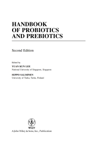 Cover image: Handbook of Probiotics and Prebiotics 2nd edition 9780470135440