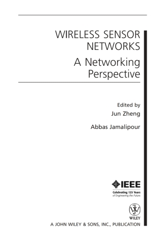 Imagen de portada: Wireless Sensor Networks 1st edition 9780470167632