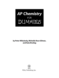 صورة الغلاف: AP Chemistry For Dummies 1st edition 9780470389768