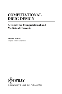 Cover image: Computational Drug Design 1st edition 9780470126851