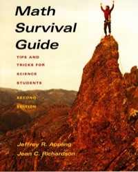 صورة الغلاف: Math Survival Guide: Tips for Science Student 2nd edition 9780471270546