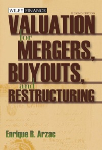 Imagen de portada: Valuation for Mergers, Buyouts and Restructuring 2nd edition 9780470128893
