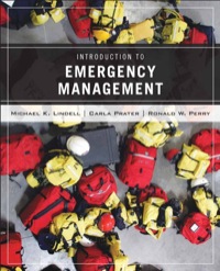 Imagen de portada: Introduction to Emergency Management 9780471772606