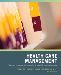 Cover image: Health Care Management 9780471790785