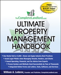 Cover image: The CompleteLandlord.com Ultimate Property Management Handbook 1st edition 9780470323175