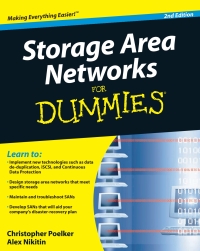 Imagen de portada: Storage Area Networks For Dummies 2nd edition 9780470385135