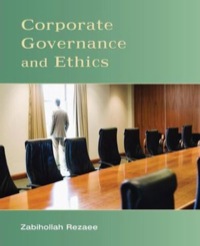 Cover image: Corporate Governance and Ethics 1st edition 9780471738008