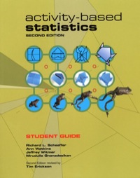 Omslagafbeelding: Activity-Based Statistics, Student Guide 2nd edition 9780470412091
