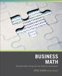 Cover image: Business Math: Essential Math Concepts for Any Business Environment 1st edition 9780470007198