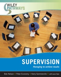 Cover image: Supervision: Managing to Achieve Results 1st edition 9780470111277