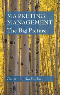 Cover image: Marketing Management: The Big Picture Desktop Edition 2nd edition 9780471756682