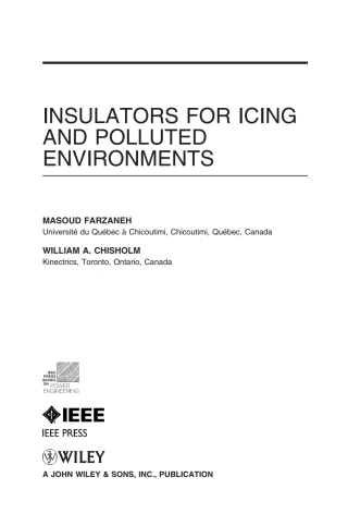 Imagen de portada: Insulators for Icing and Polluted Environments 1st edition 9780470282342