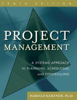 Imagen de portada: Project Management 10th edition 9780470278703