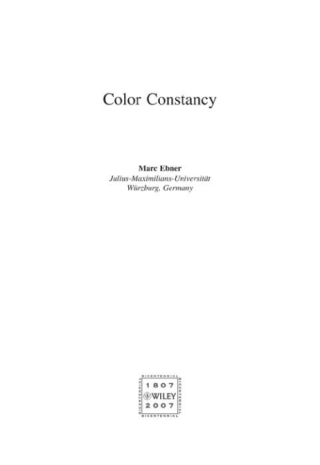 Cover image: Color Constancy 1st edition 9780470058299