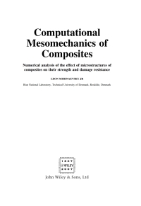 Cover image: Computational Mesomechanics of Composites 1st edition 9780470027646