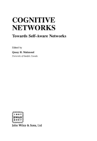 Imagen de portada: Cognitive Networks 1st edition 9780470061961