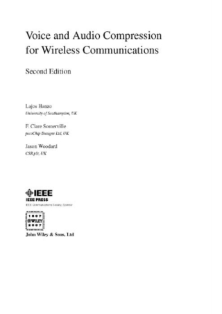 Cover image: Voice and Audio Compression for Wireless Communications 2nd edition 9780470515815