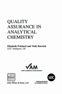 صورة الغلاف: Quality Assurance in Analytical Chemistry 1st edition 9780470012048