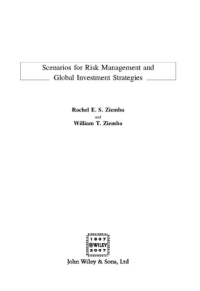 Imagen de portada: Scenarios for Risk Management and Global Investment Strategies 1st edition 9780470319246