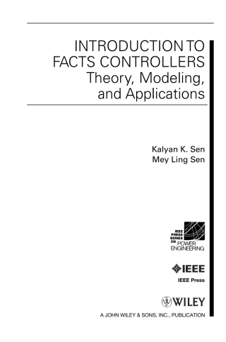 Cover image: Introduction to FACTS Controllers: Theory, Modeling, and Applications 1st edition 9780470478752