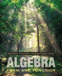 Cover image: Algebra: Form and Function 2nd edition 9780471707080