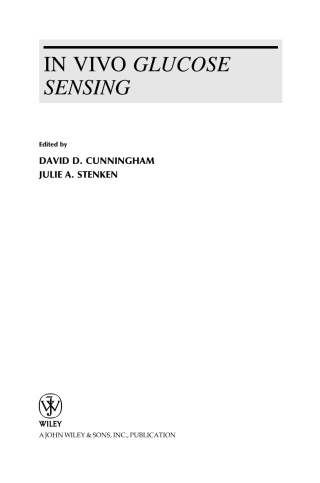 Imagen de portada: In Vivo Glucose Sensing 1st edition 9780470112960