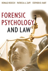 Imagen de portada: Forensic Psychology and Law 1st edition 9780470096239