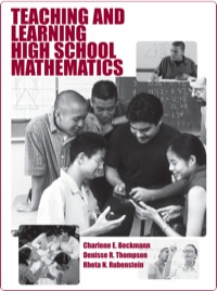 Imagen de portada: Teaching and Learning High School Mathematics 1st edition 9780470454503