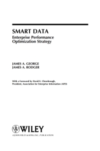 Imagen de portada: Smart Data 1st edition 9780470473252